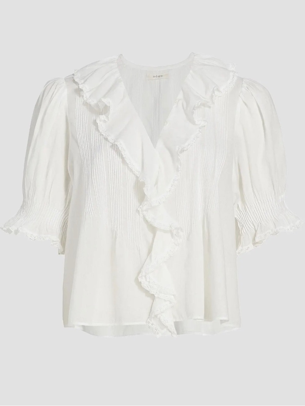 Doen Henri Ruffled Top Size Medium - Picture 7 of 10